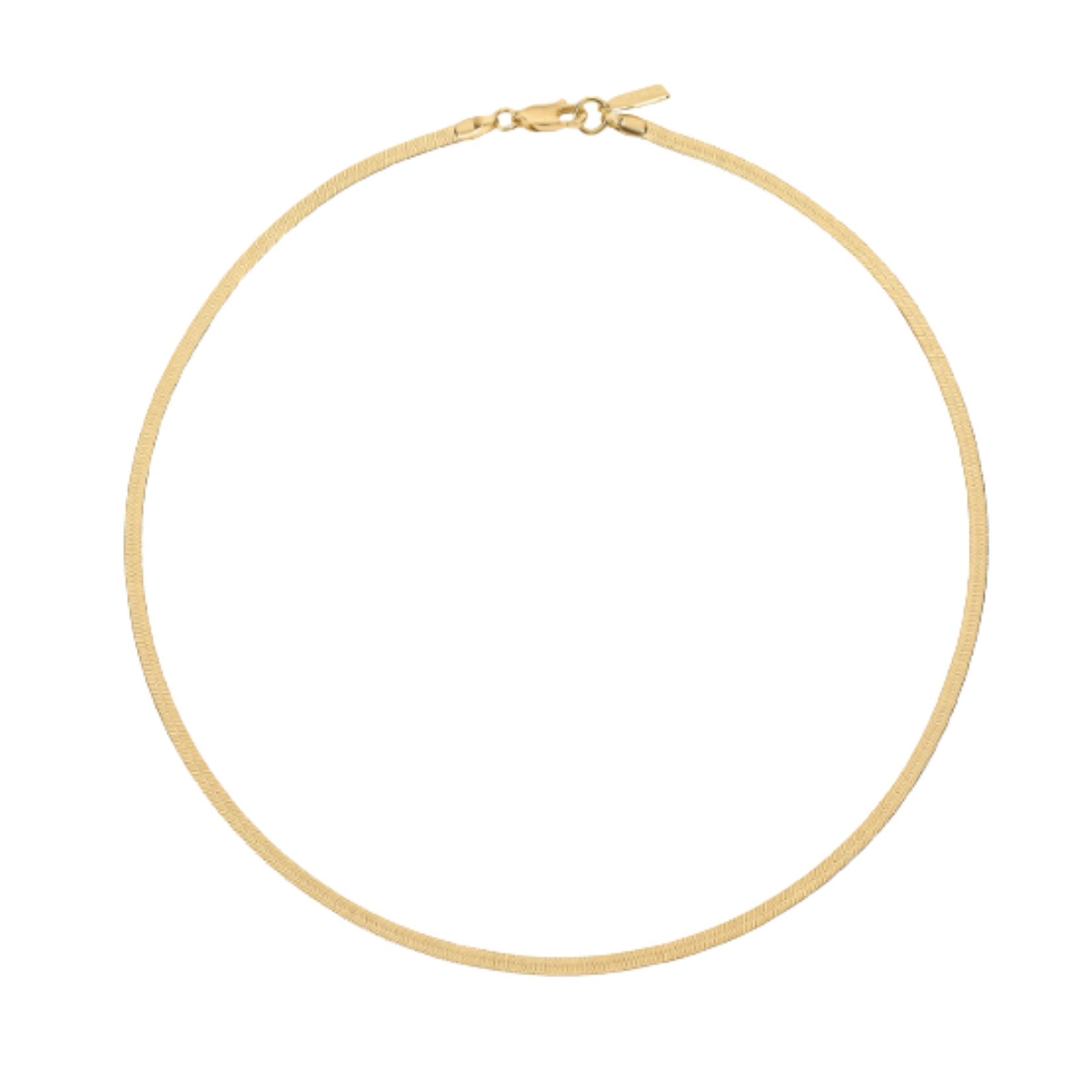 Python 3mm Gold Necklace