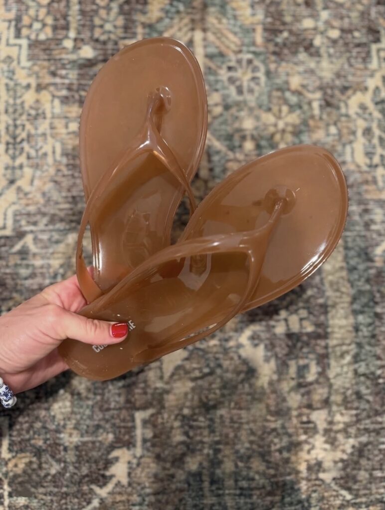 jelly flip flops