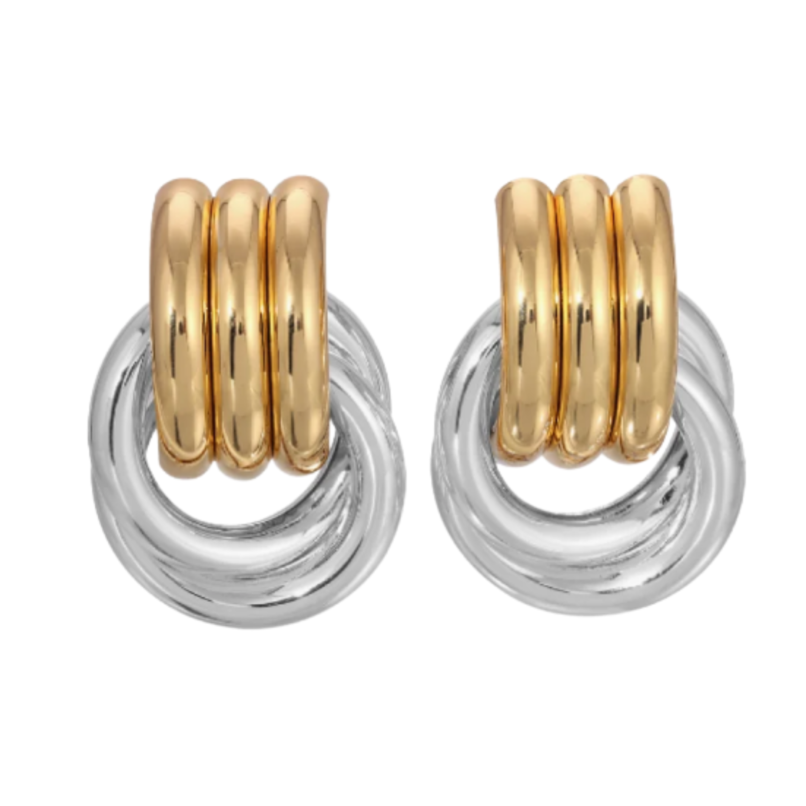 double knot earrings