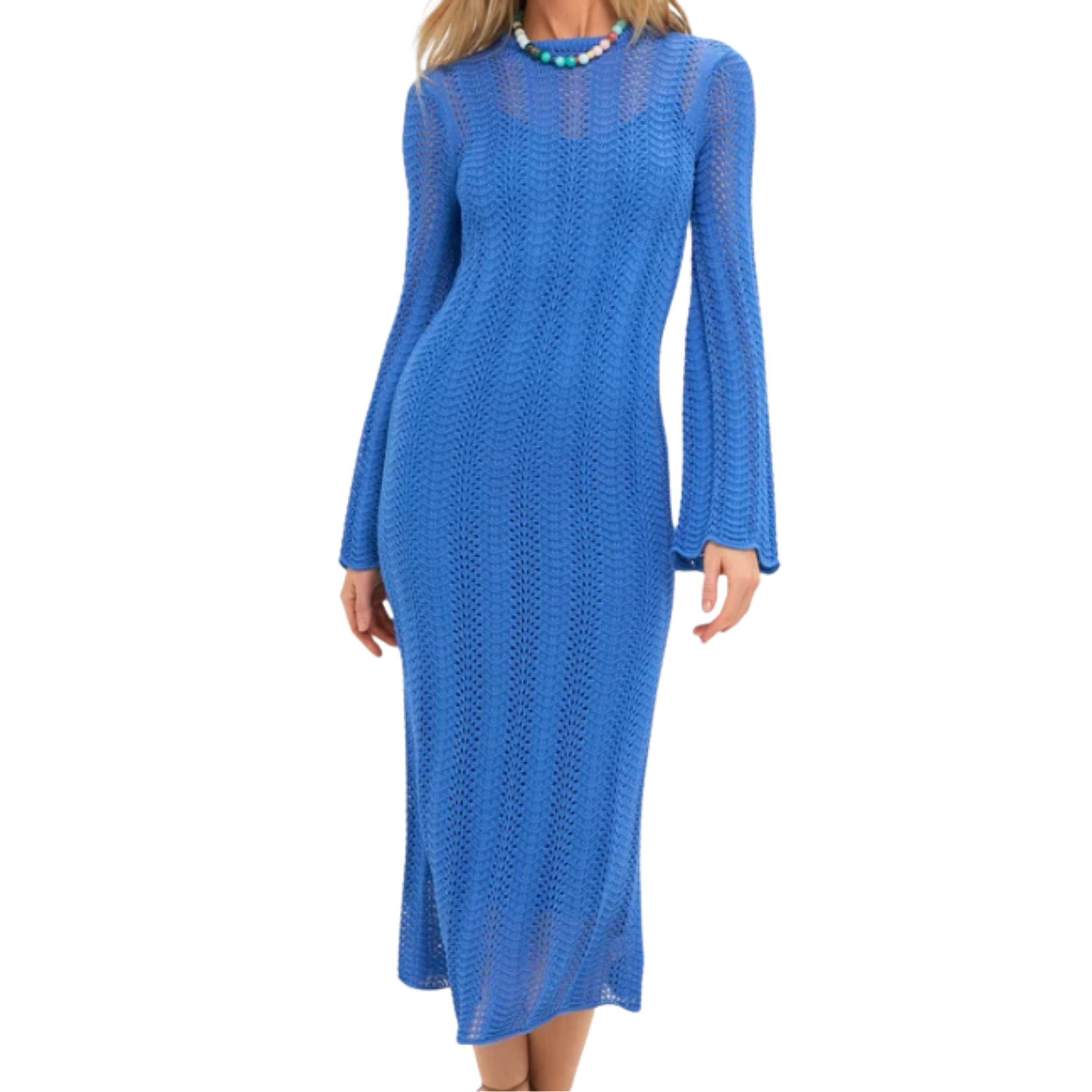 Knit Dress in Cerulean
