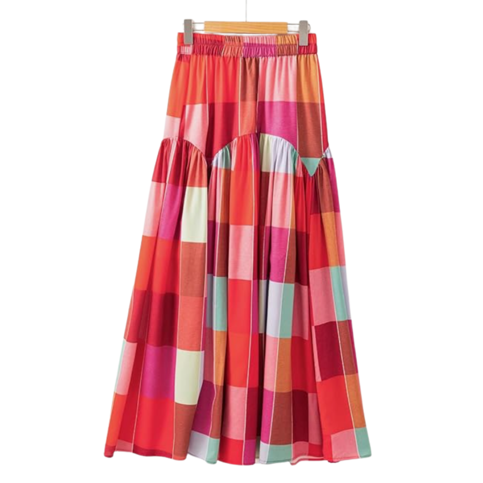 Plaid Skirt Flowy