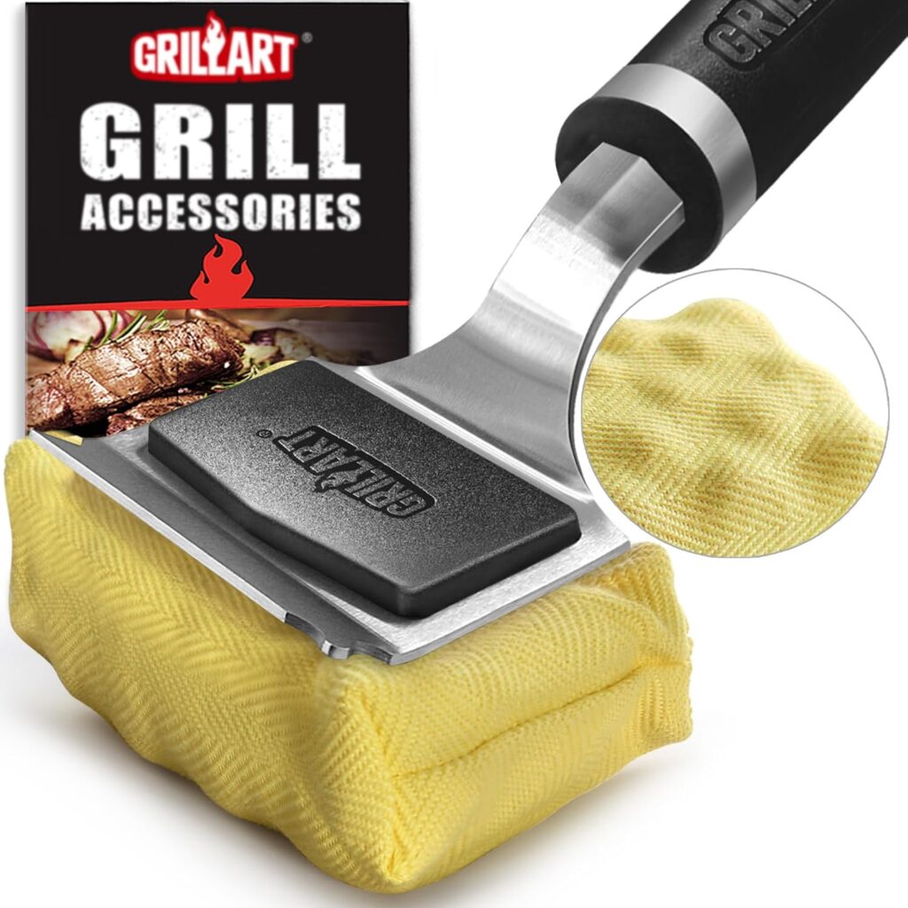 Bristle-free grill brush for Father's Day gifting