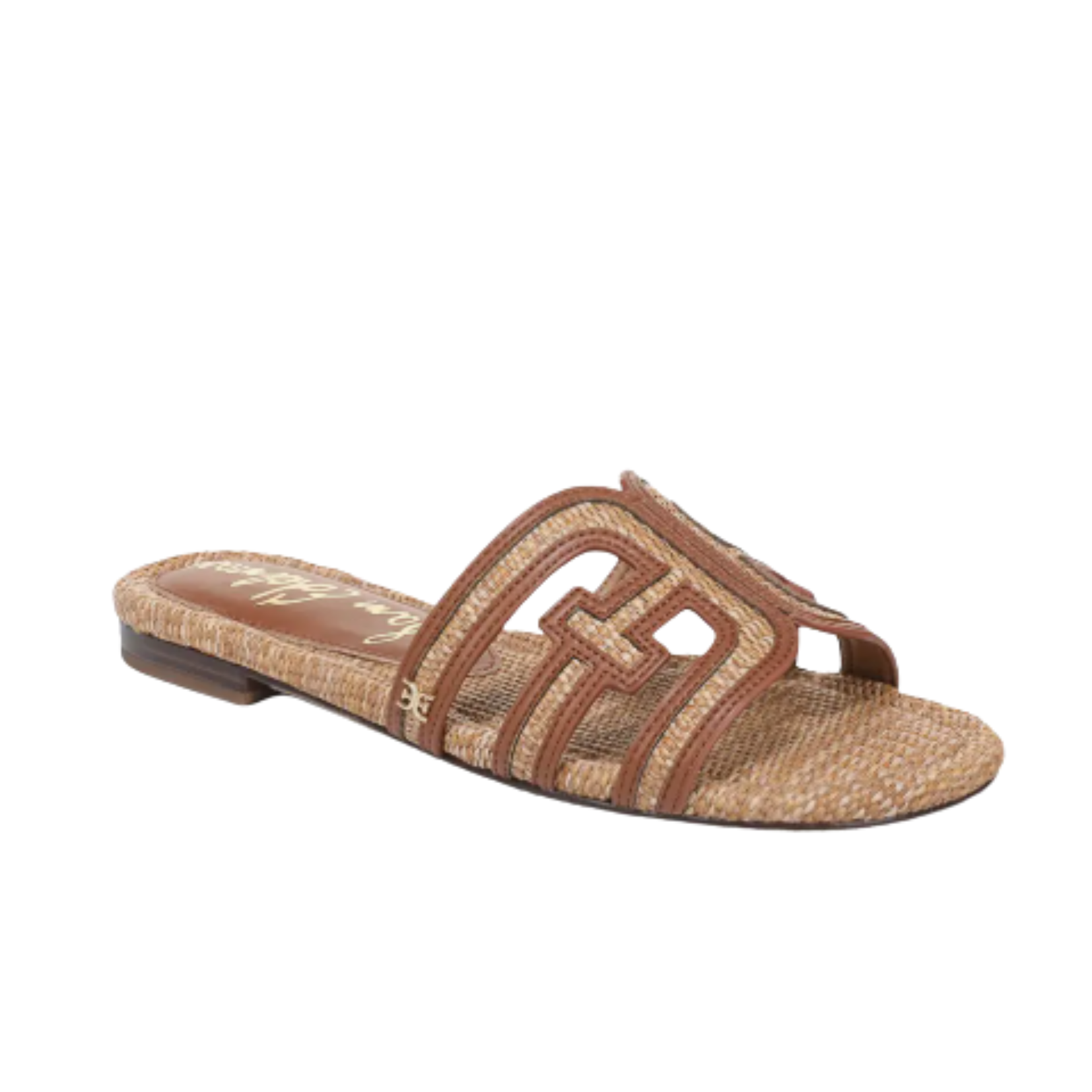 Bay Slide Sandal in Tawny Tan/ Rich Cognac