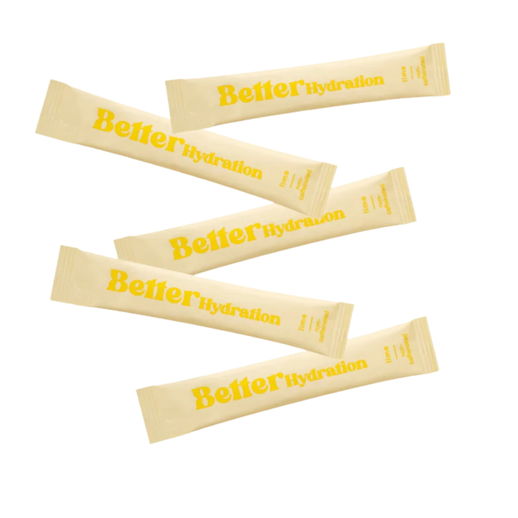 BetterHydration Variety Pack (Non-Caffeinated) Dietary supplement drink mix in yellow packets