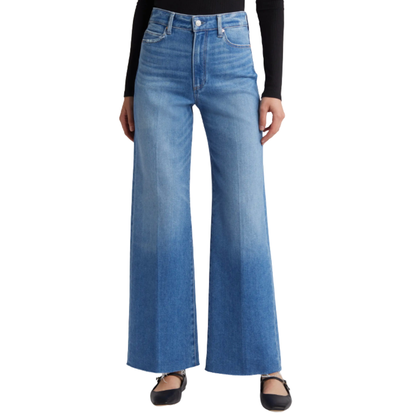 Paige Mesmerize Wide Leg Jeans
