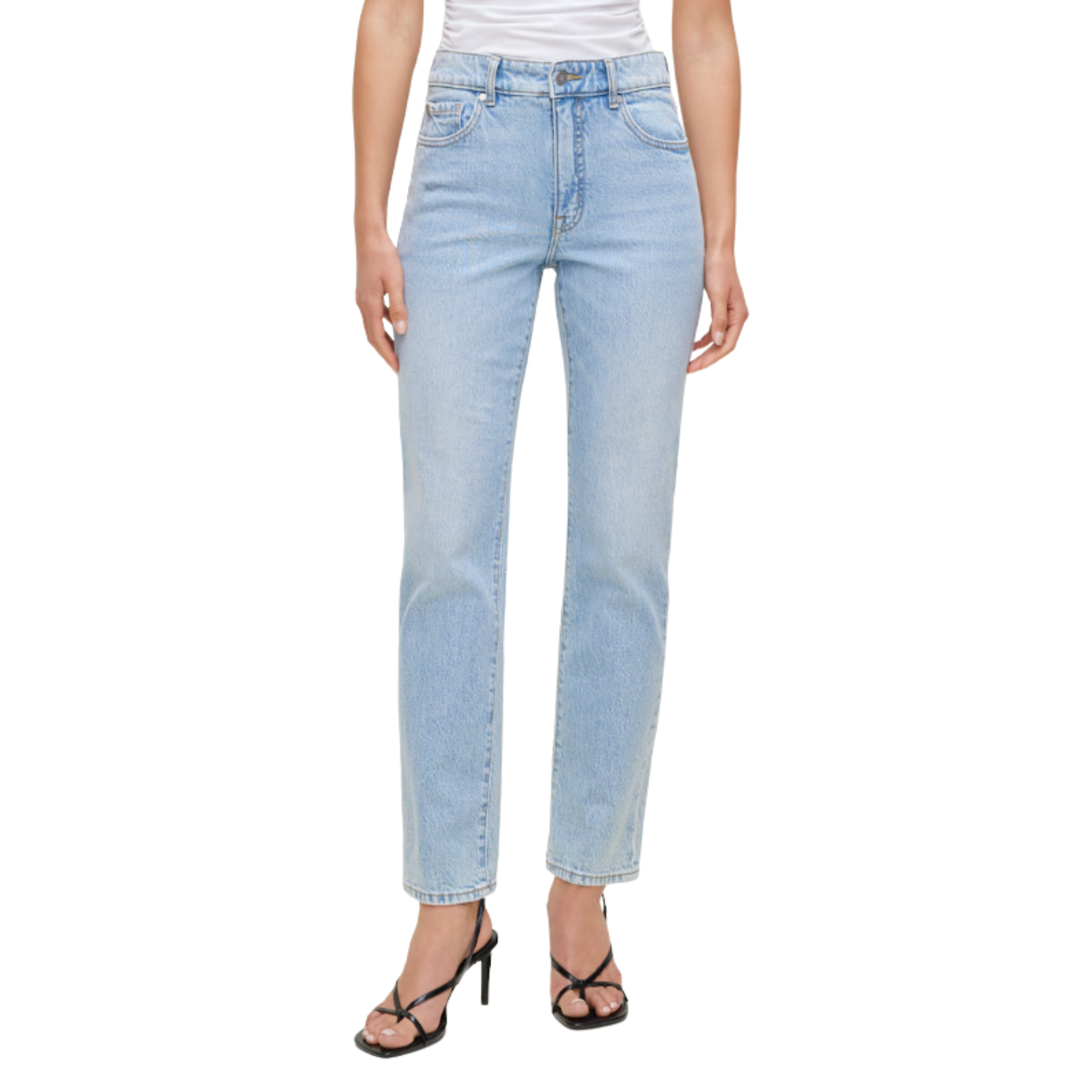 Dynamite Frenchie Light Indigo High Rise Jeans