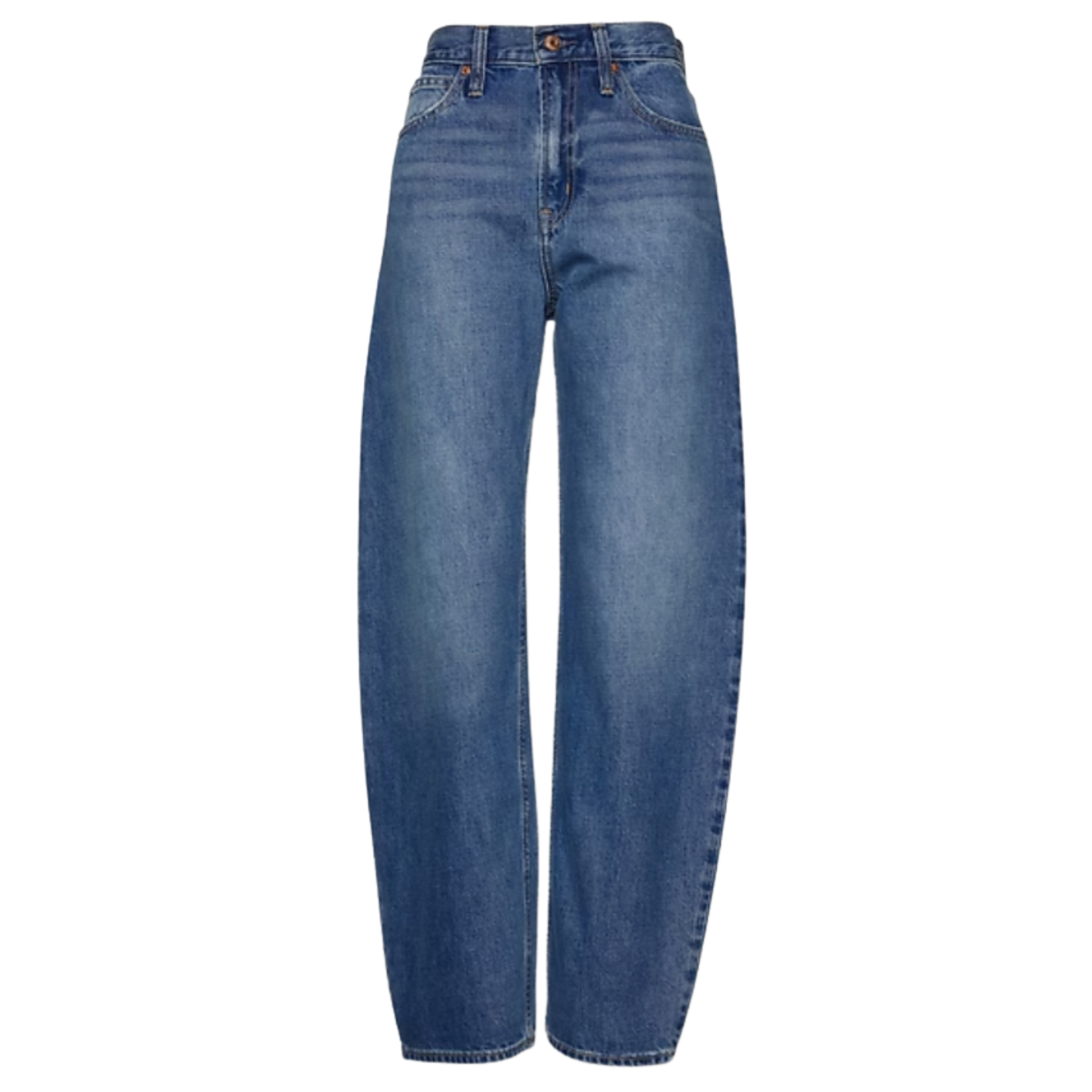 Gap Medium Wash Barrel Jeans