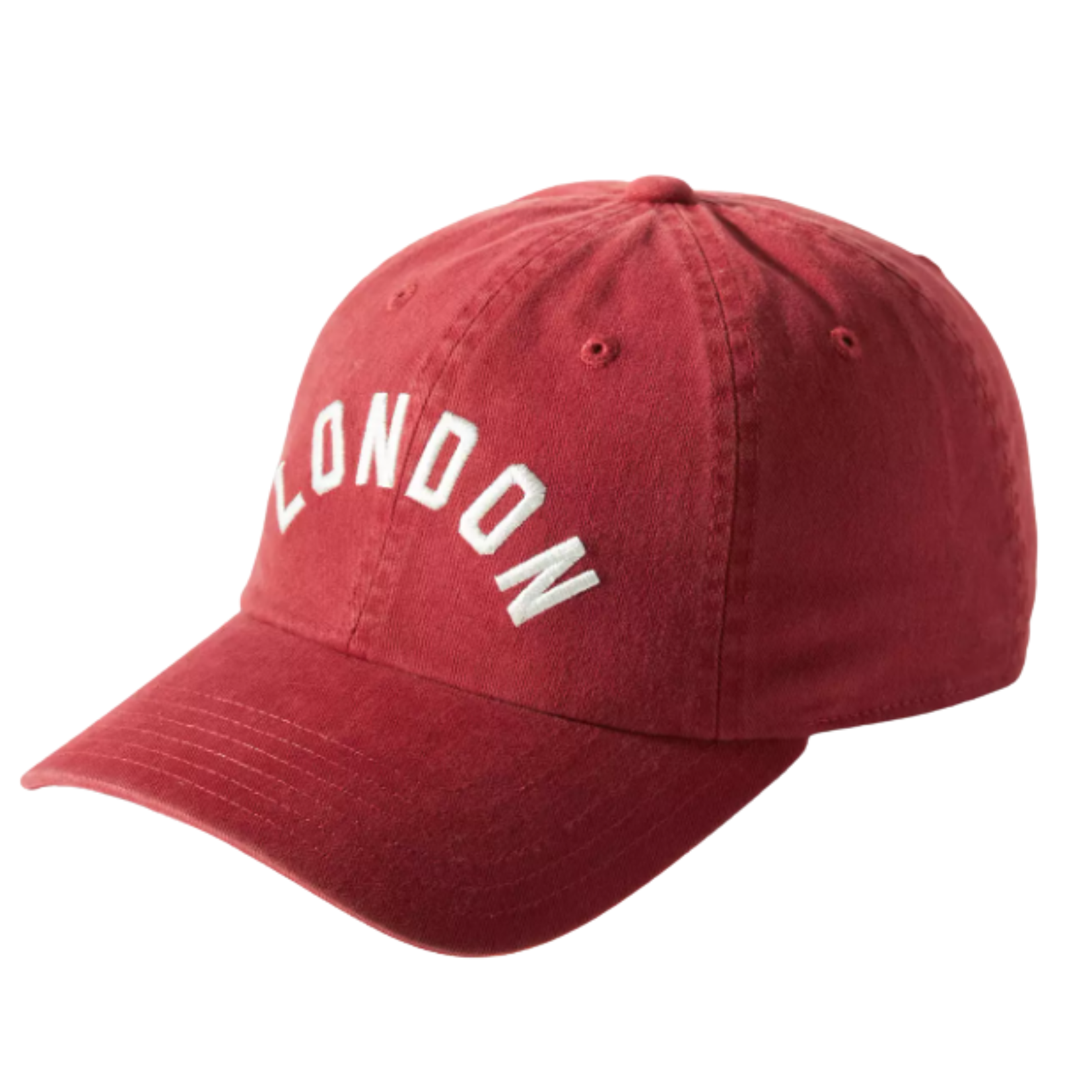 Anthropologie Red Baseball Cap
