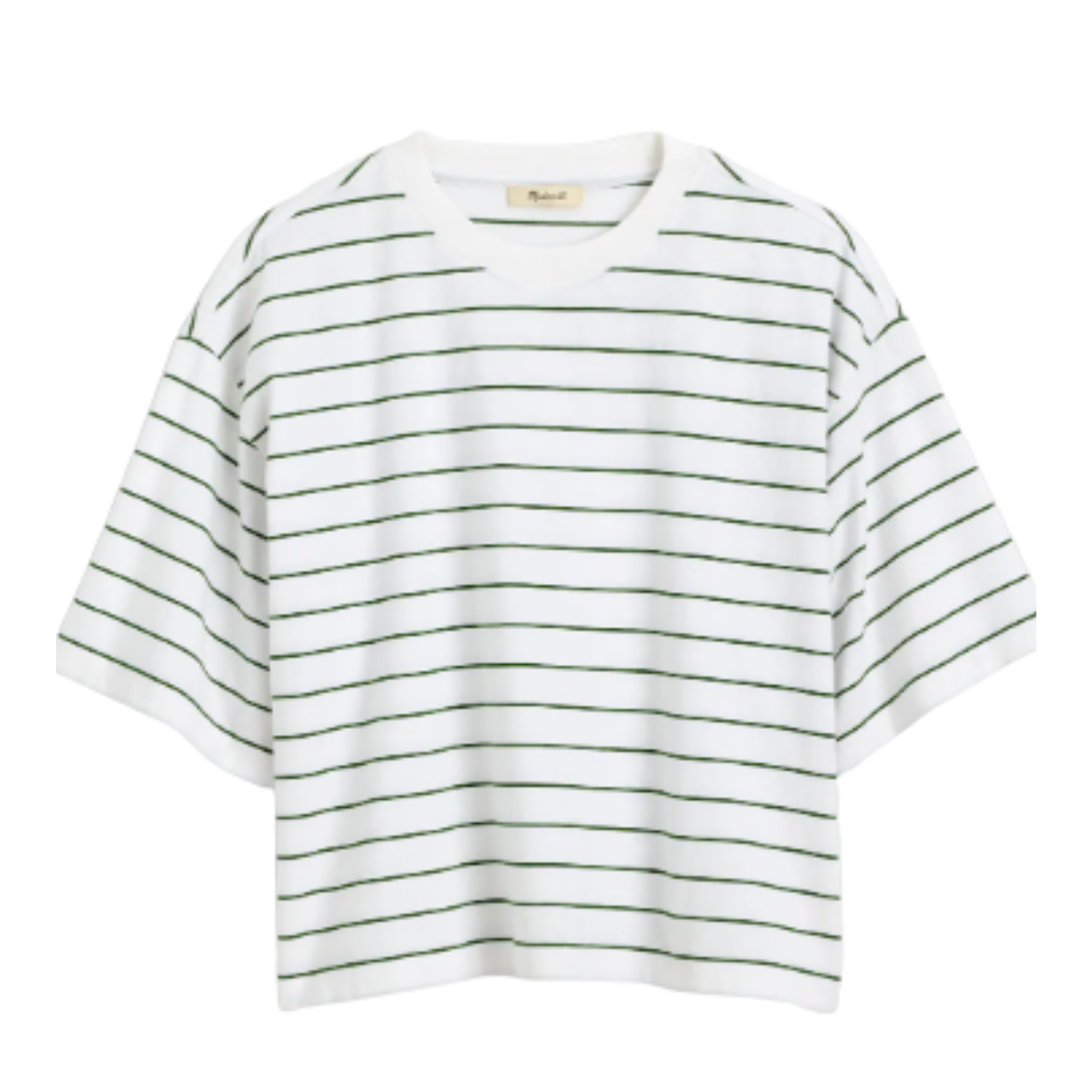 Boxy Tee in French Stripe