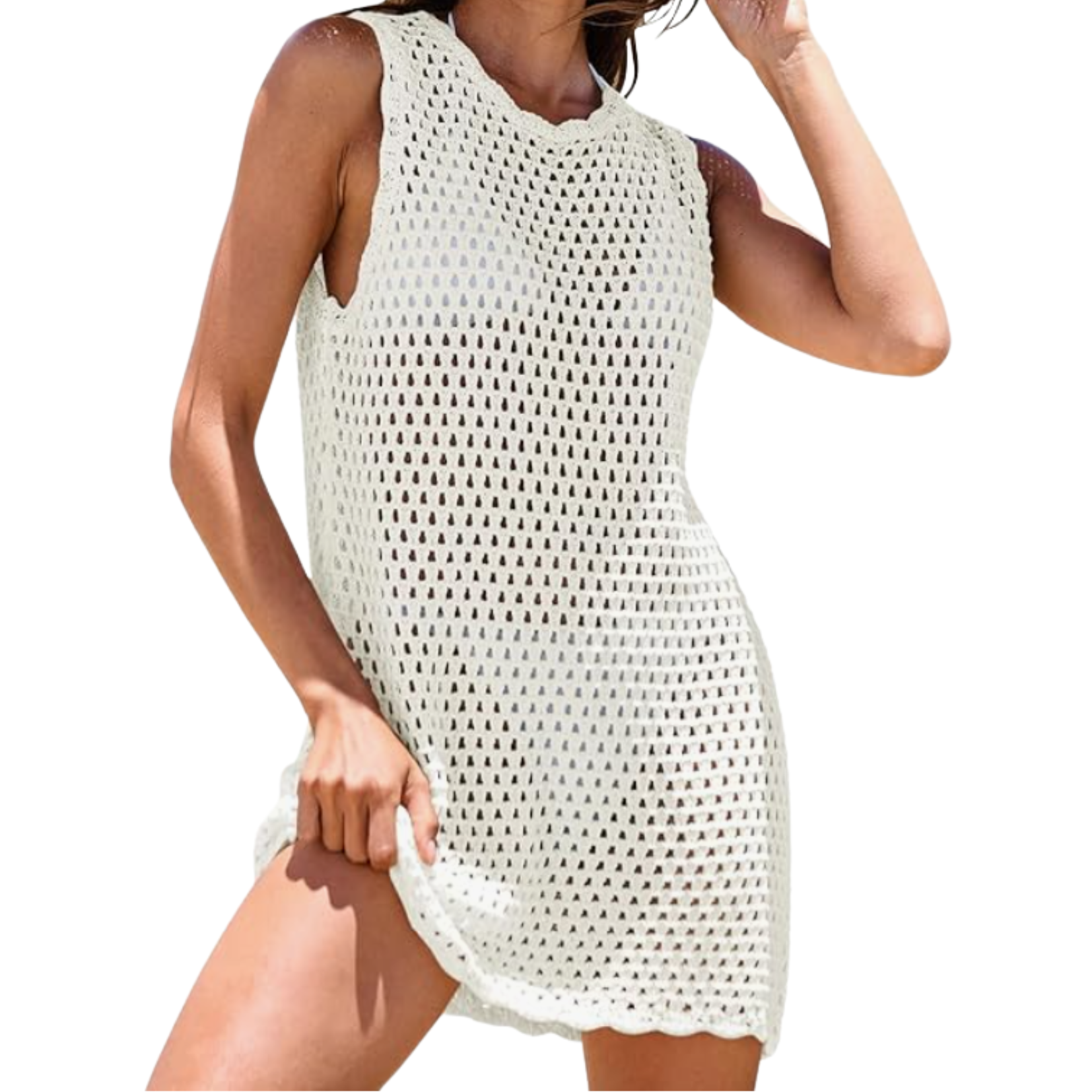 Swimsuit knit coverup