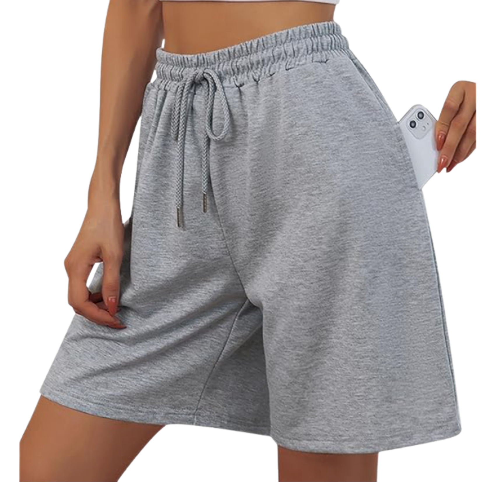 Amazon gray cotton shorts
