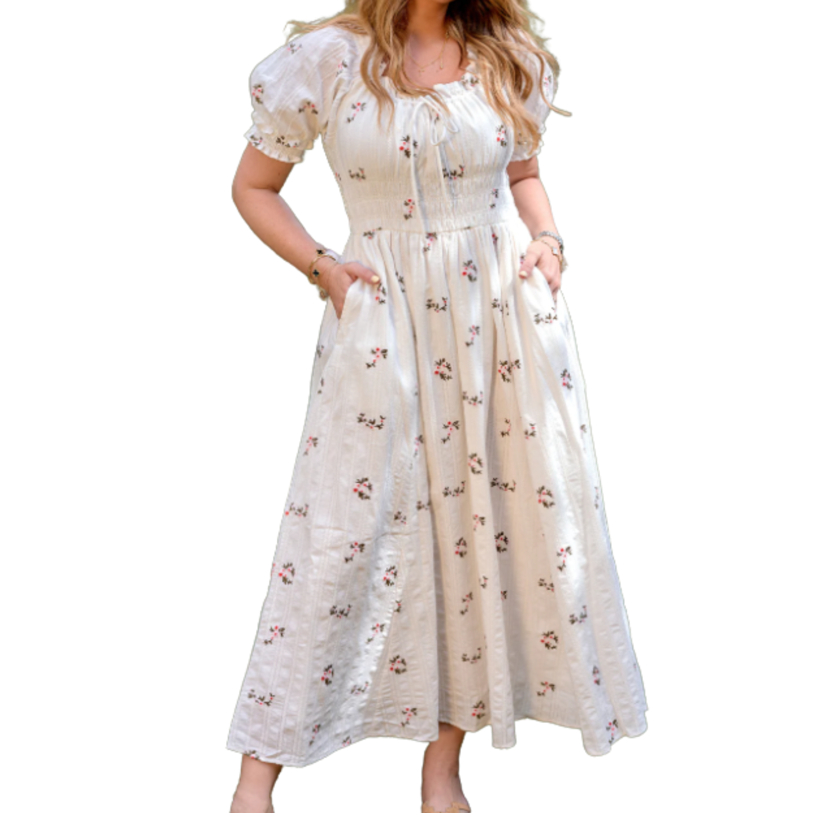 Ivy City Co dress white
