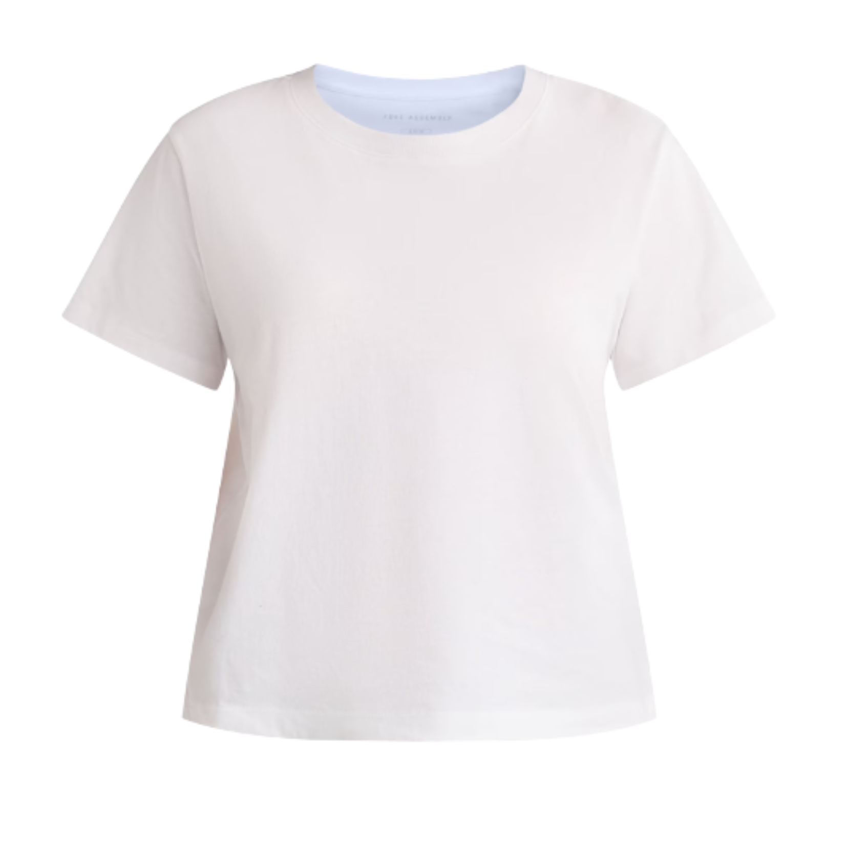 Boxy Cropped White Tee
