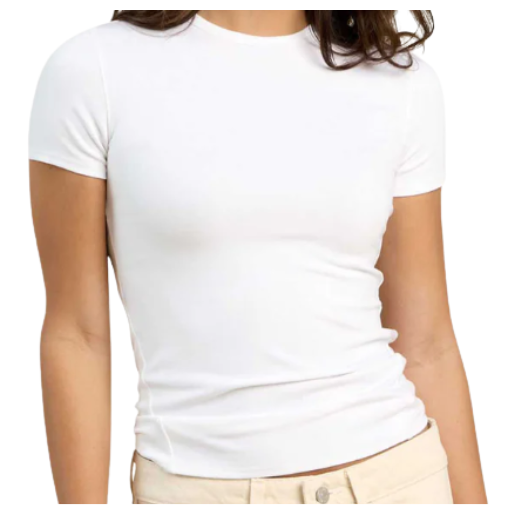 Nuuds Seamed Tee White