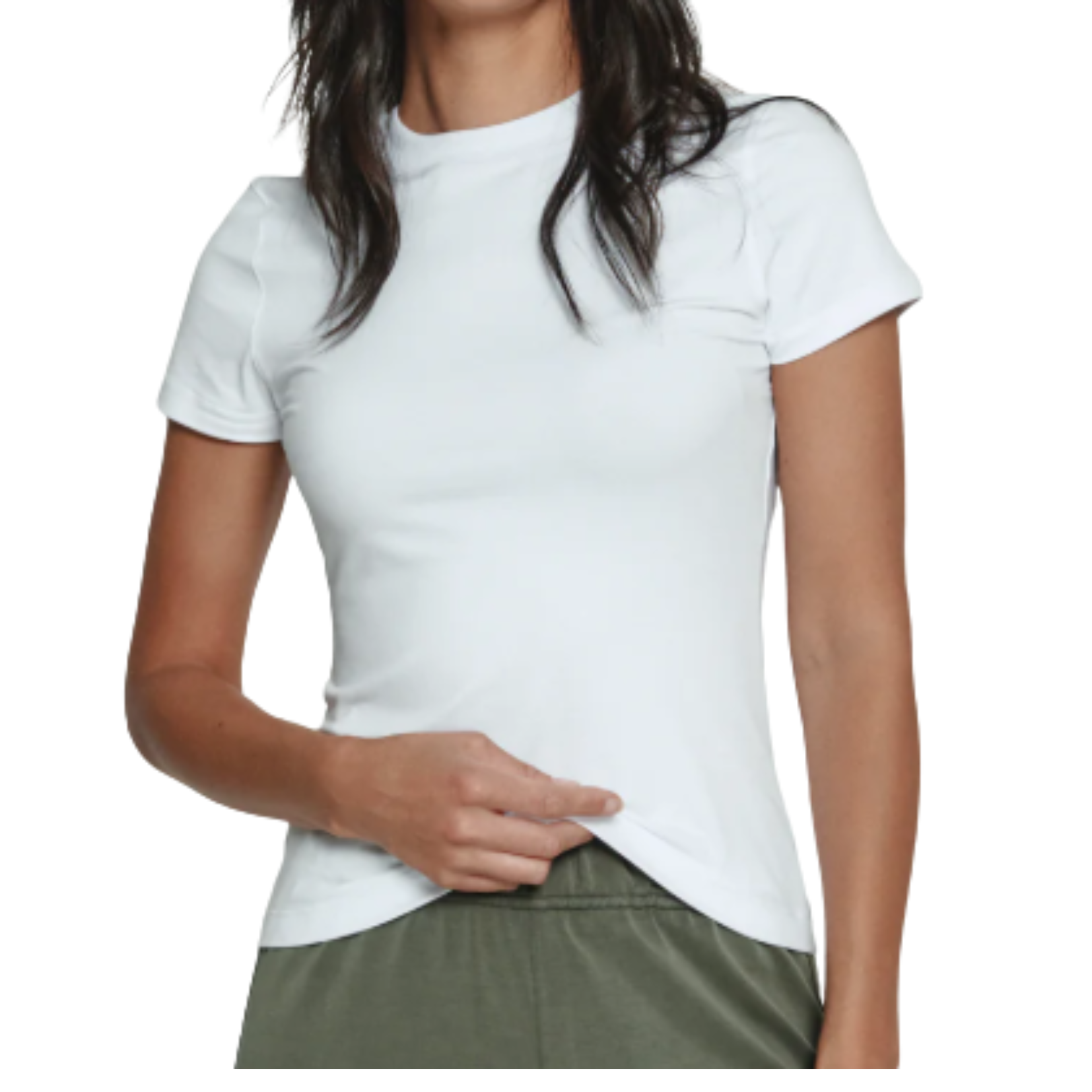 Core Crew Neck White Tee