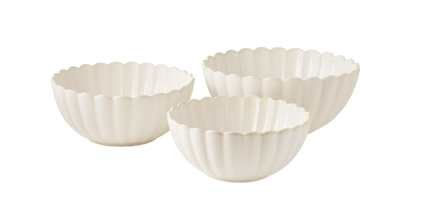 nesting bowls fruit dip
