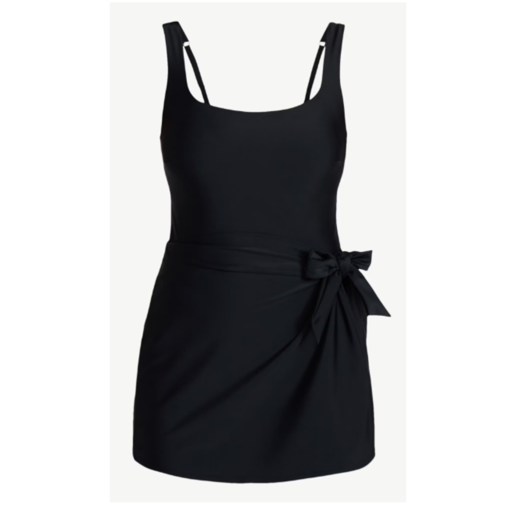 Walmart swim dress black