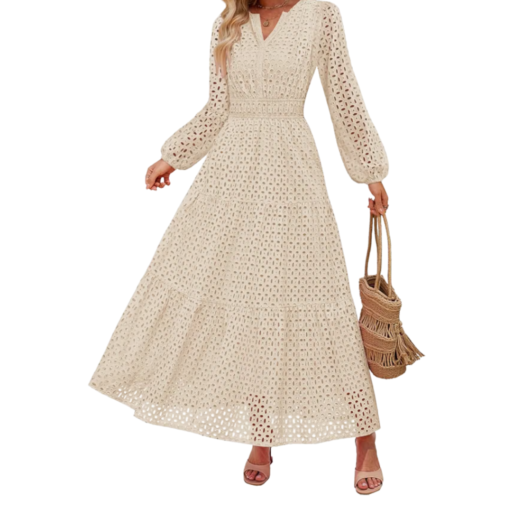 Amazon Eyelet dress