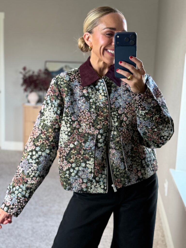 Floral jacket for Walmart women's clothing