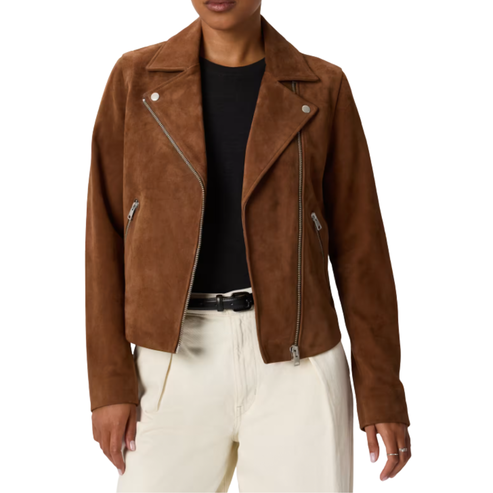 quince brown suede jacket