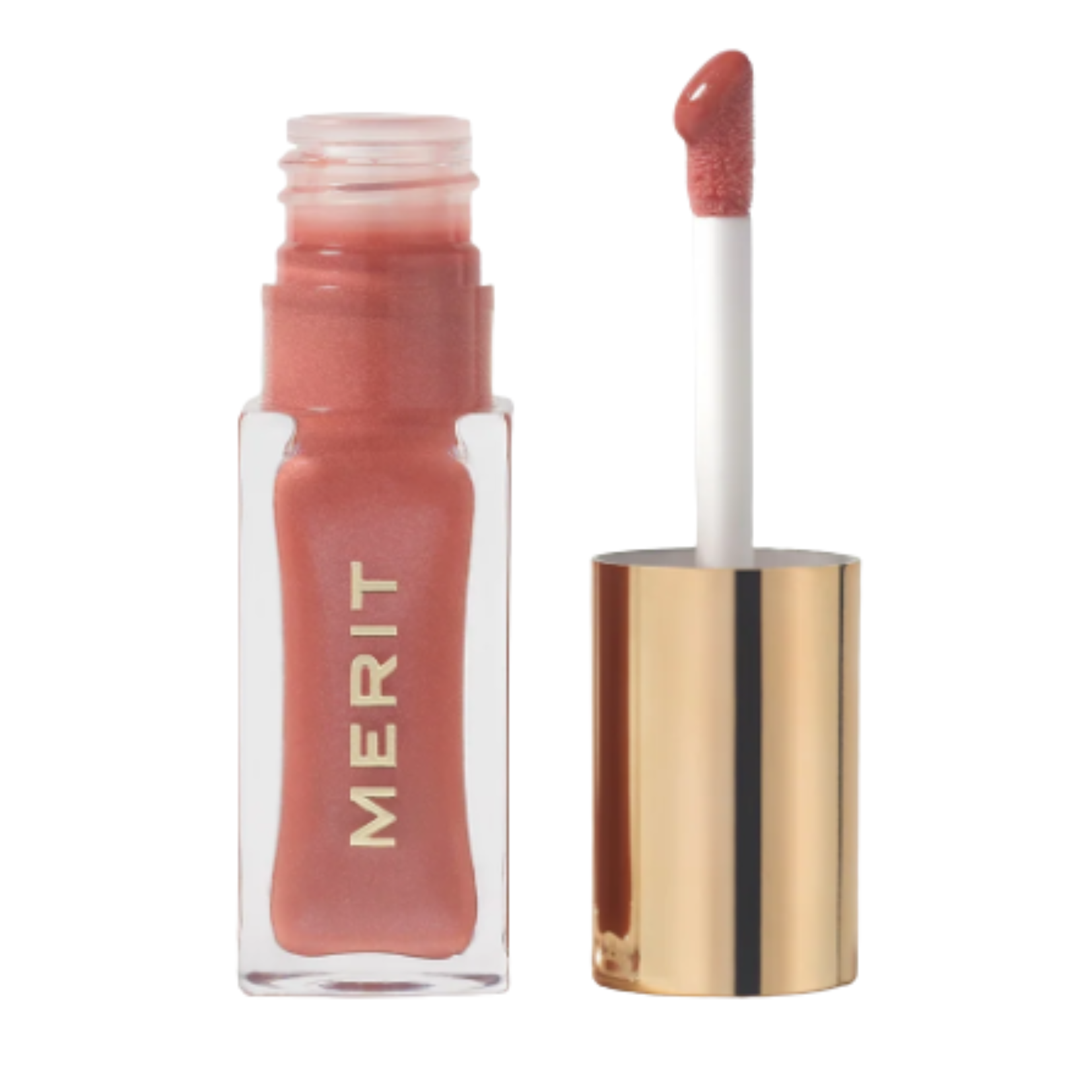merit tinted lip oil