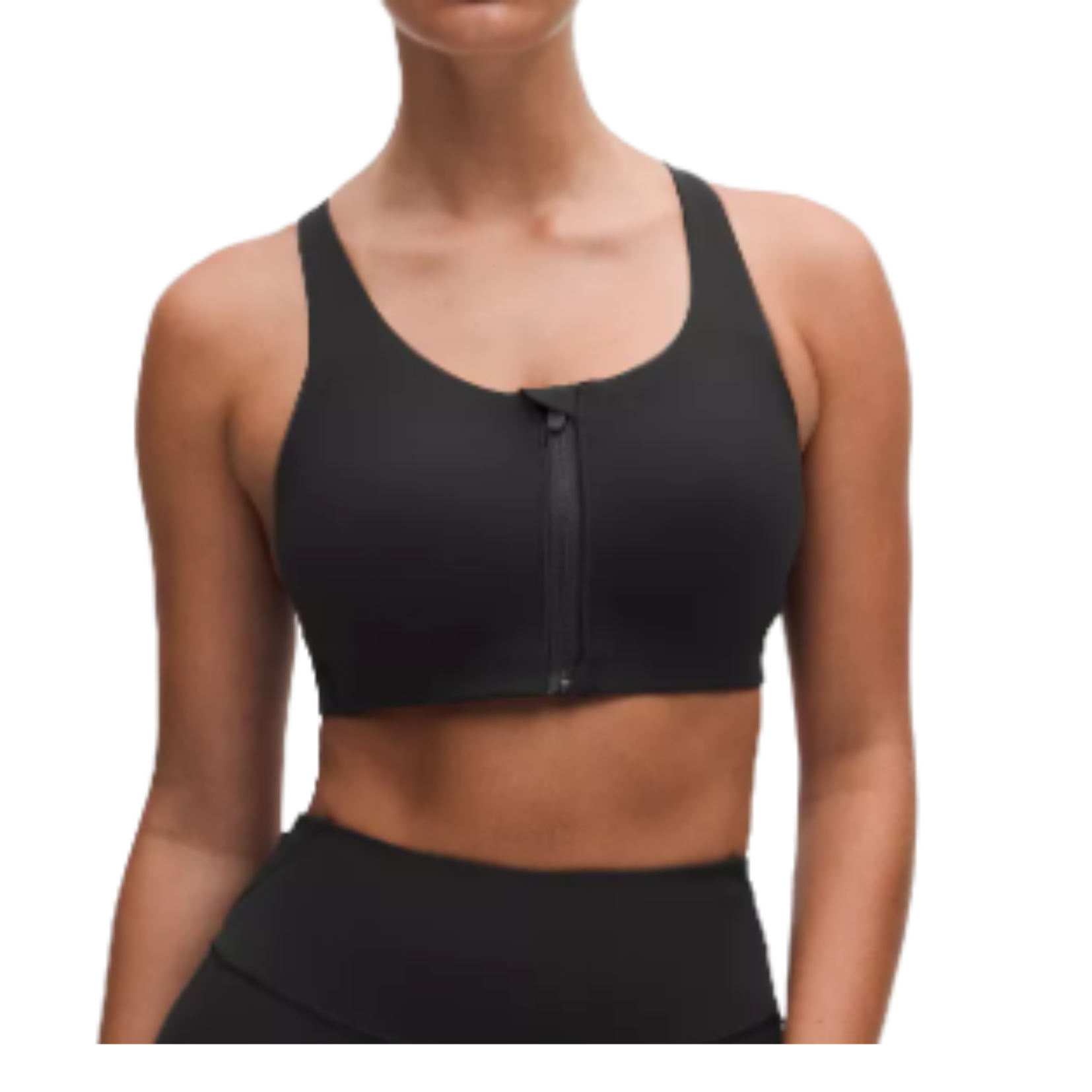 Lululemon front zip bra