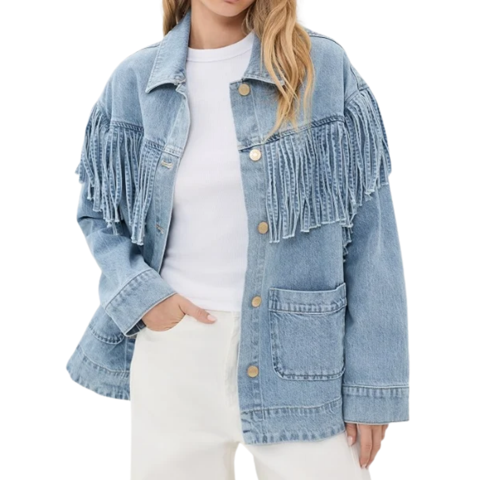 Western fringe jacket