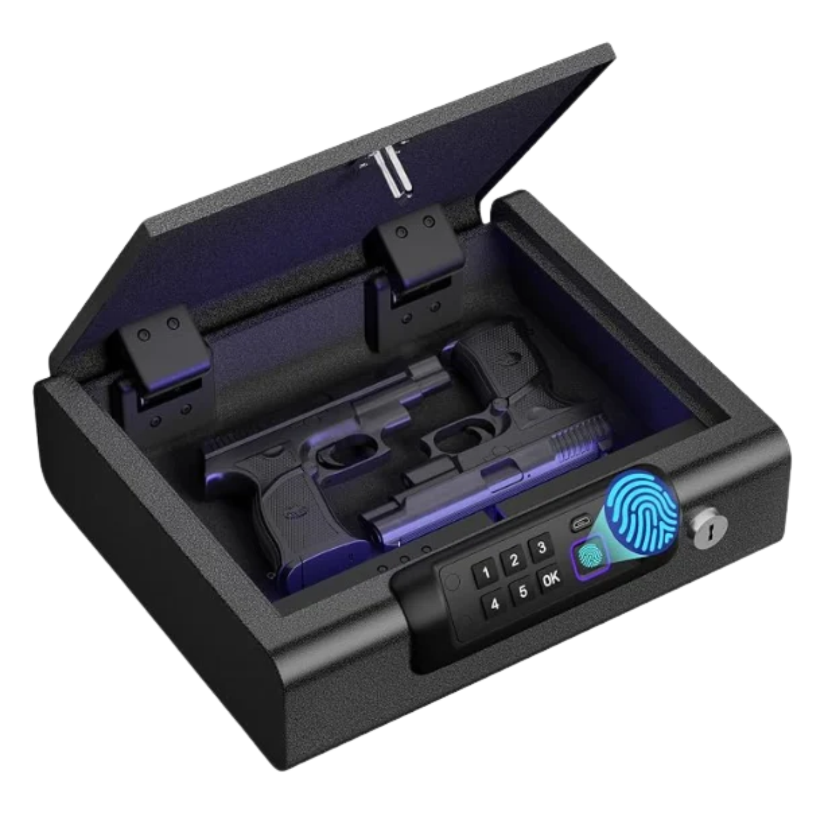gun safe biometric