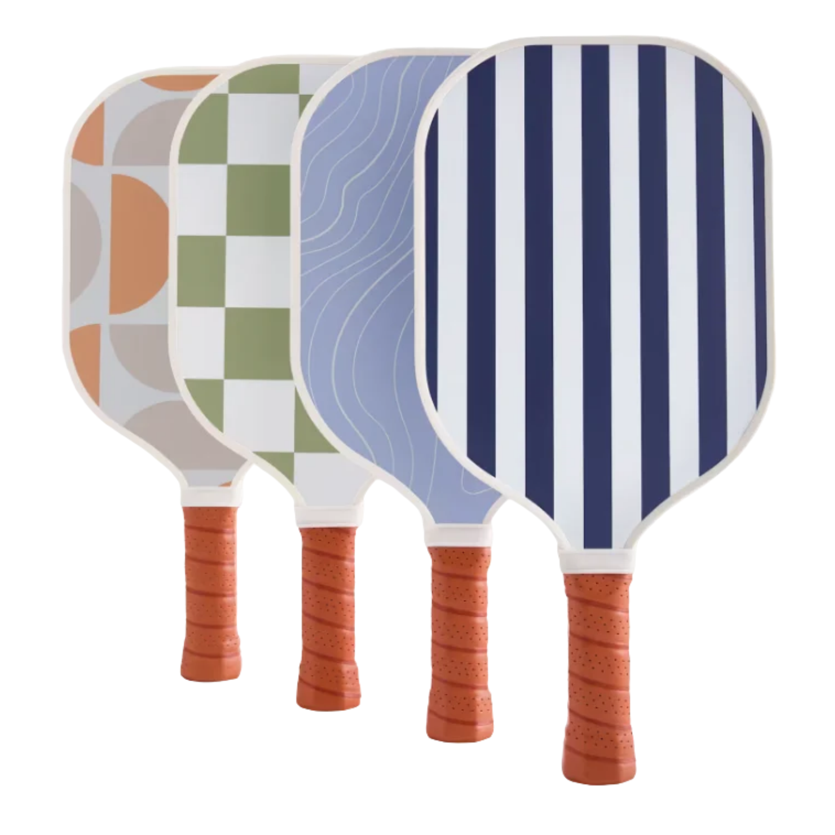 four pickleball paddle set