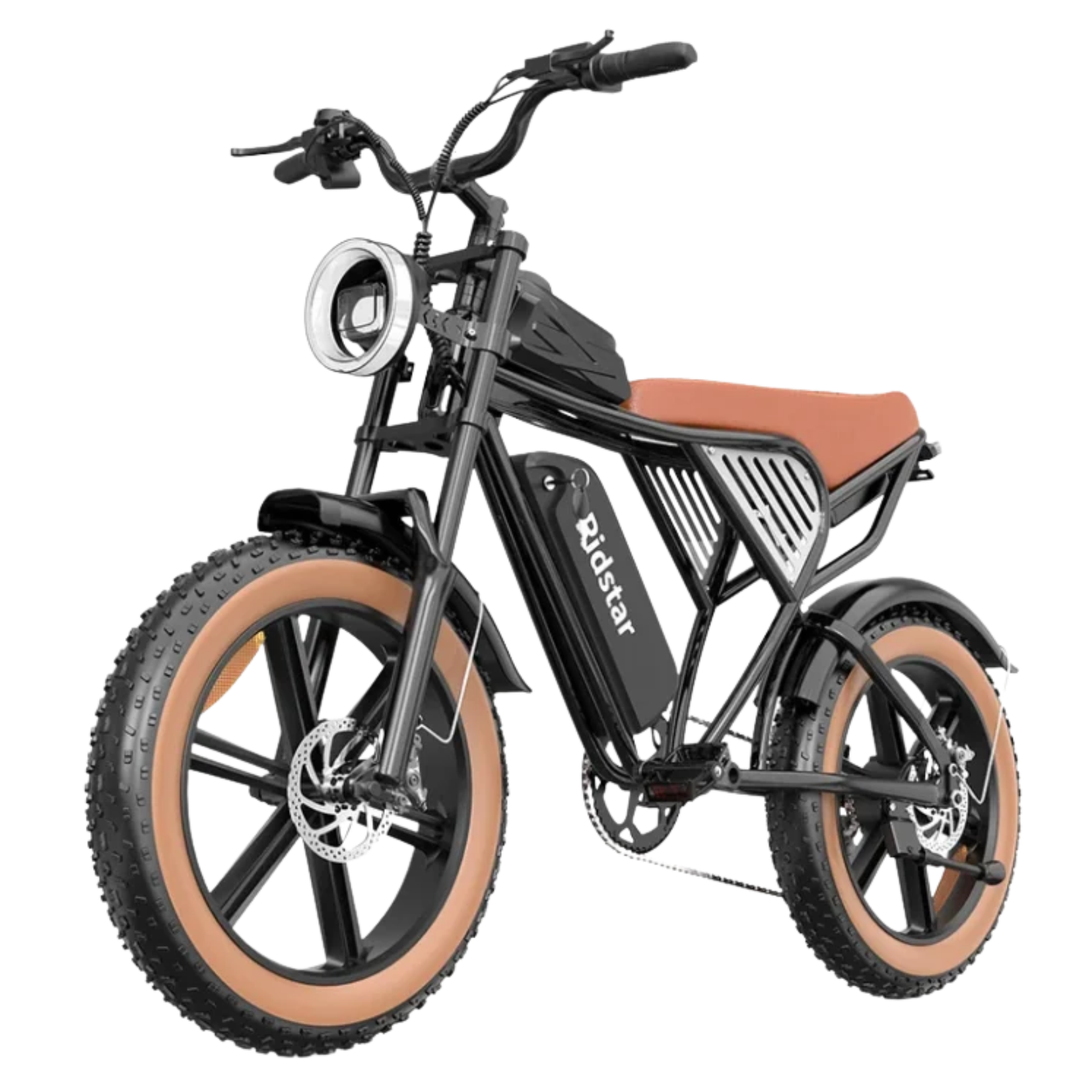 Ebike black and brown