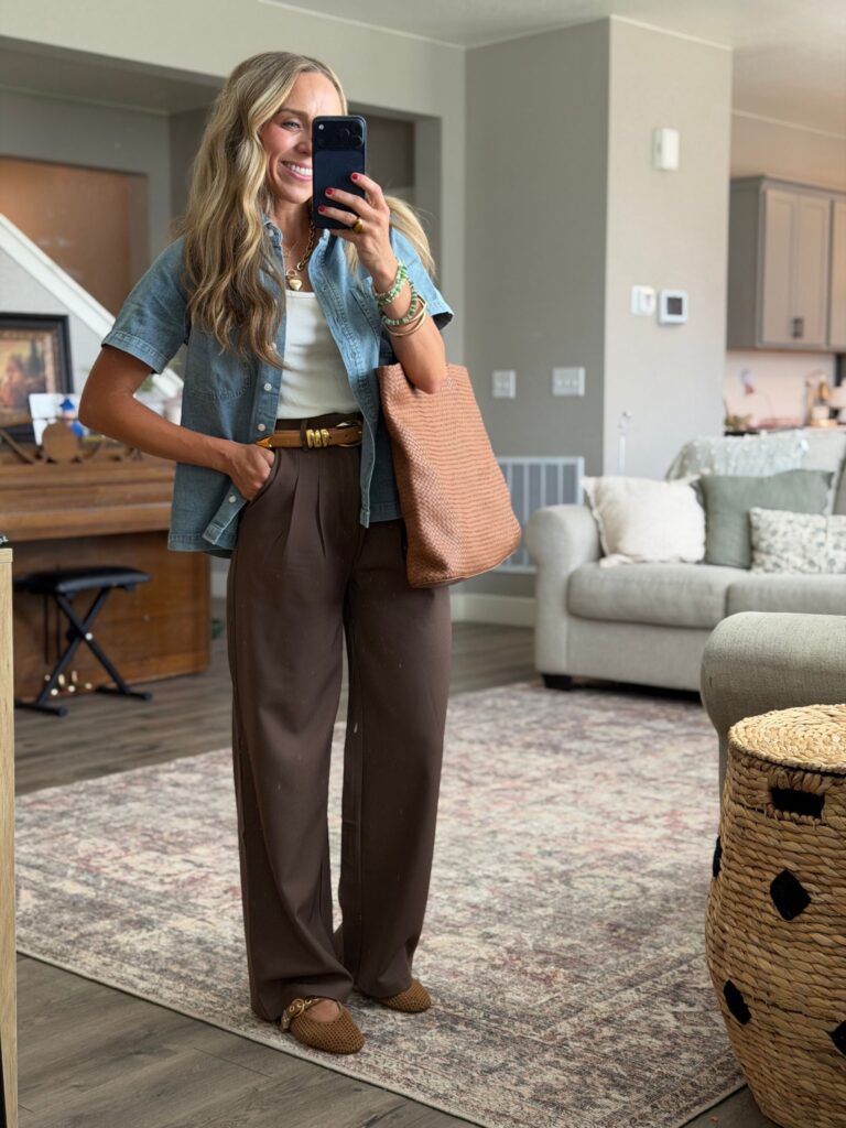 Amazon trousers for work capsule wardrobe
