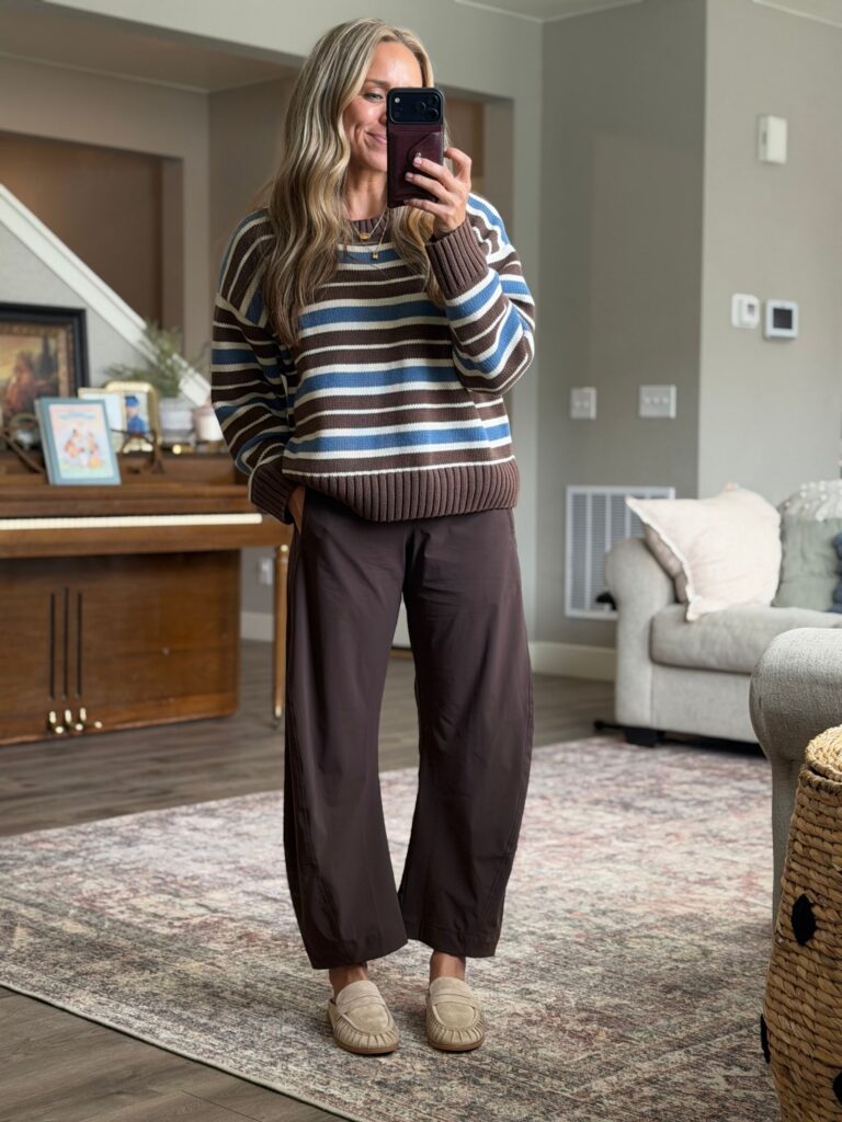 striped sweater for fall tops